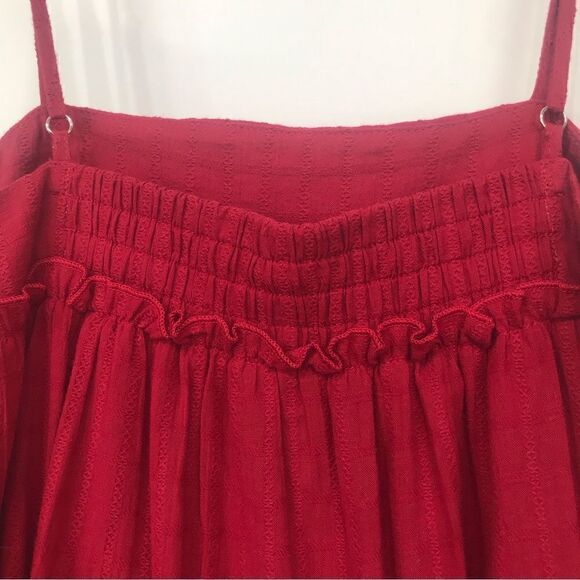 Sugar + Lips Red Tiered Sundress - Picture 11 of 16